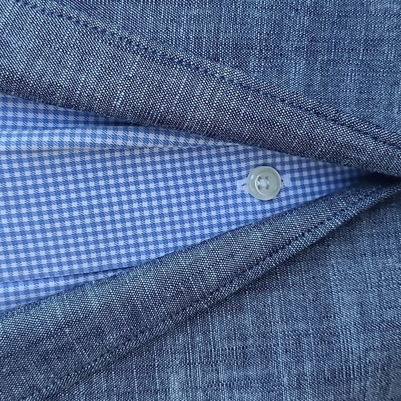 EXPRESS Photographer Grey Silver Weave Cotton Sz 40 R Fitted Mens Sport Coat NEW - Picture 4 of 10